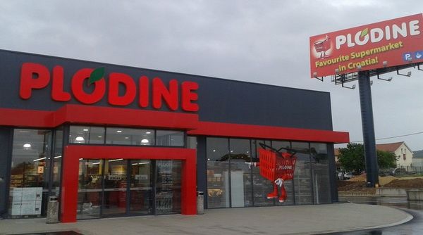 Új Plodine szupermarket Krk-szigeten